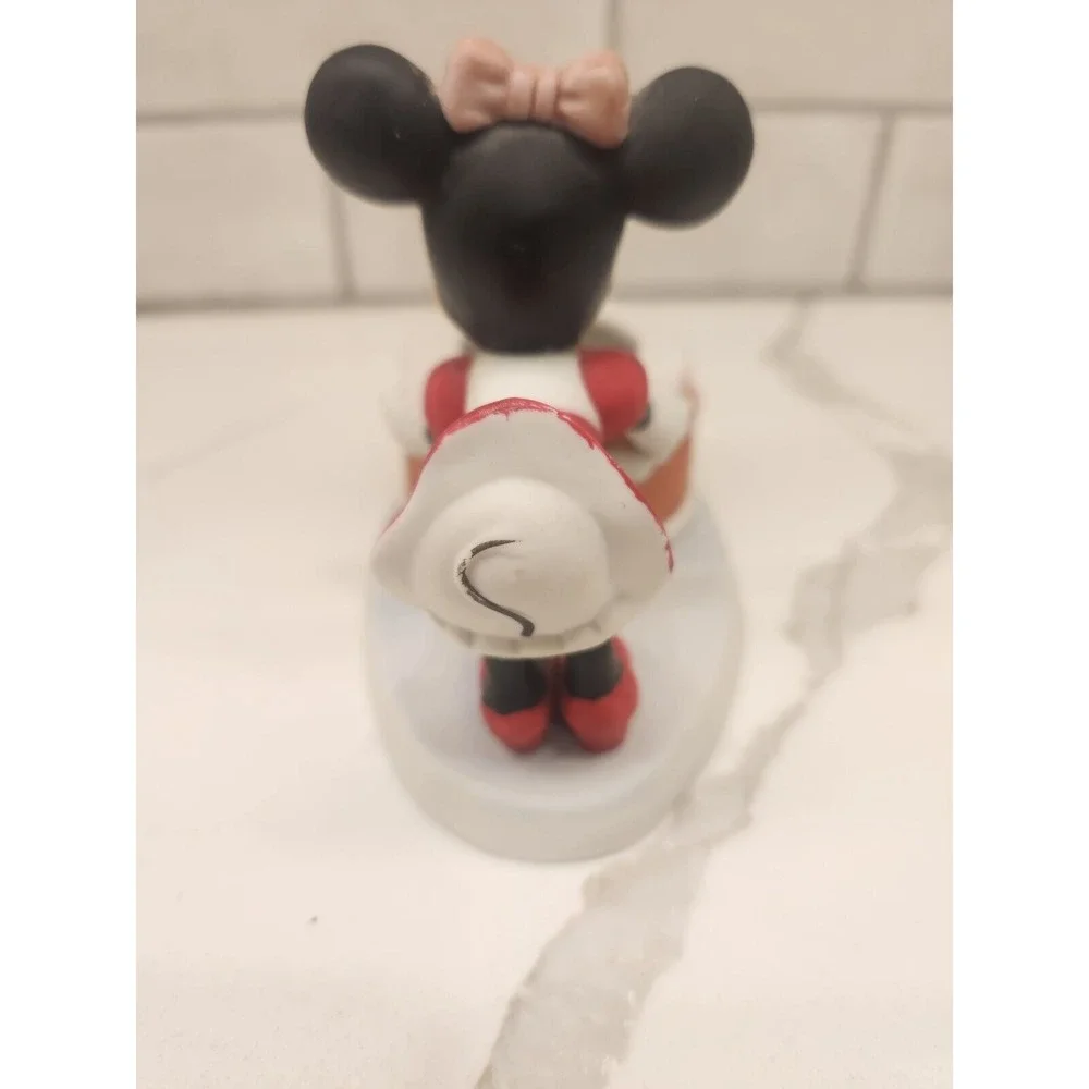 Disney GiftWare Minnie Mouse Birthday Cake Votive Candle Holder Figurine Ceramic